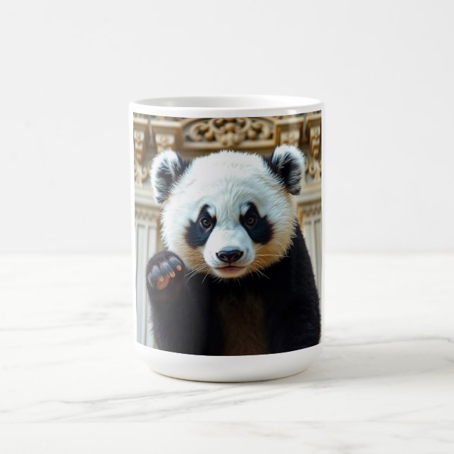 Söta Panda-vibbar Kaffemugg (Center)