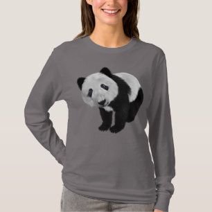 SÖTA PANDABÄRJÄTTINNOR T-SHIRTAR T SHIRT
