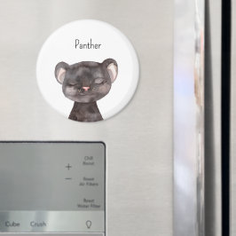 Söta panterdjur magnet
