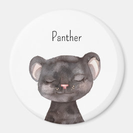 Söta panterdjur magnet