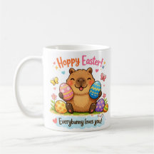 Söta påsk Capybara Ägg