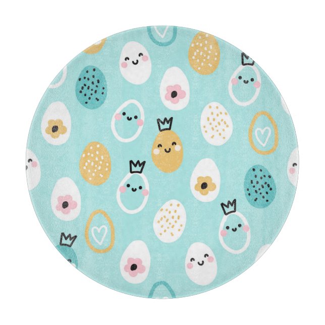 Söta påskäggsmönster Kawaii Pastellägg (Framsidan)