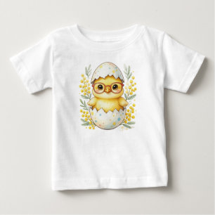 Söta påskkycklingsgglas Mimosa blommar T Shirt