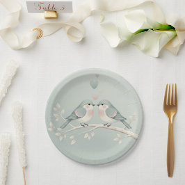 Söta Pastellfärgade Kärleksfåglar: Whimsical Alla