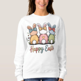 Söta pastellfärgade påskharar | Whimsical blomster T Shirt