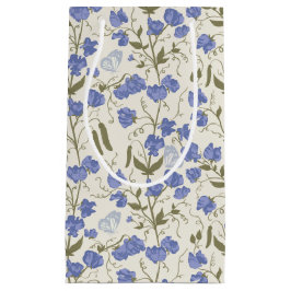 Söta Pea Flowers Blue och Cream