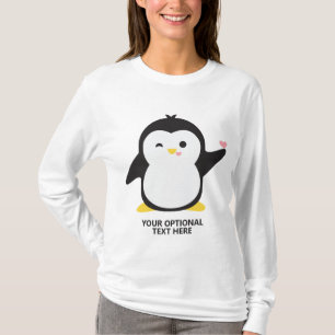 Söta penguinskjortor av anpassningsbar t shirt