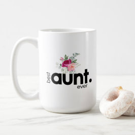 Söta Peonies Best Moster någonsin 15 oz-kaffe Mugg