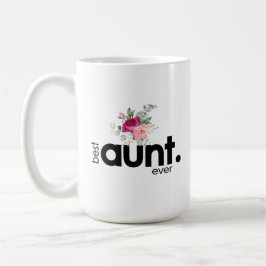 Söta Peonies Best Moster någonsin 15 oz-kaffe Mugg