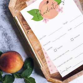 Söta persikorablar för baby shower spel