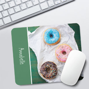 Söta personliga skoldonuts musmatta