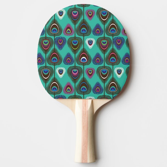 Söta pjäsdukar mönster pingisracket (Framsidan)