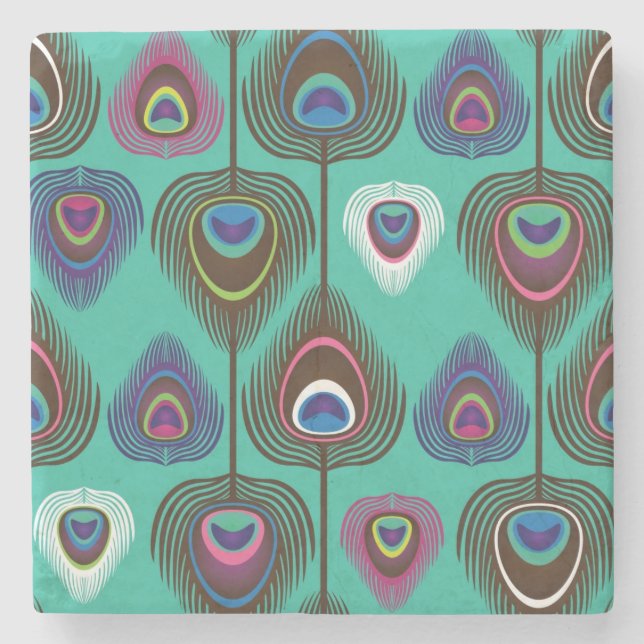 Söta pjäsdukar mönster stenunderlägg (Framsidan)