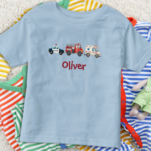 Söta Pojkars Vattenfärgssnattbilar T Shirt