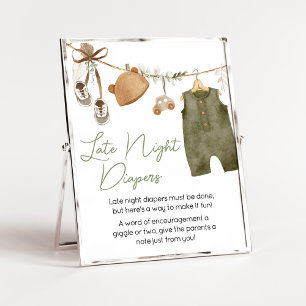 Söta Pojke Boho Kläder för sent på natten Poster