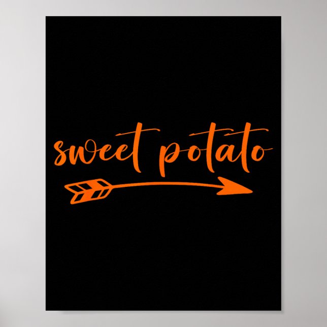 Söta potatisar Snälla Potatis Thanksgiving Co Poster (Framsidan)