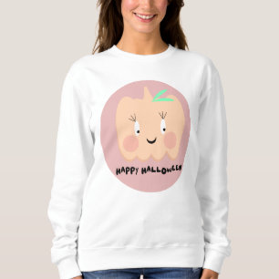 Söta Pumpa Retro Bokstäver Gott Halloween T Shirt