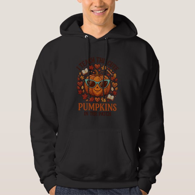 Söta Pumpalapp Halloween-solglasögon_1 Hoodie (Framsida)