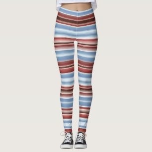 Söta randiga leggings långa