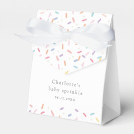 Söta regnbågsprickar Baby Sprinkle Shower Presentaskar
