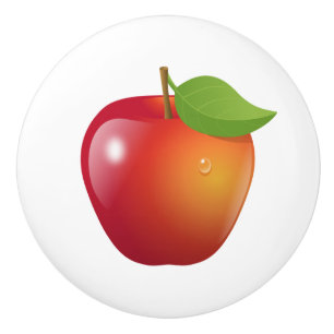 Söta röda Apple Knopp