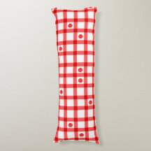 Söta röda gingham-tomater