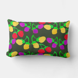 Söta röda gula bär Kastkudde Kuddcover Lumbarkudde