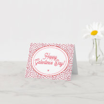 Söta röda & rosa hjärtan - Glad Galentine's Day 