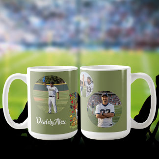 Söta roliga citat Lejon Fotboll Pappa Foto Kaffemugg