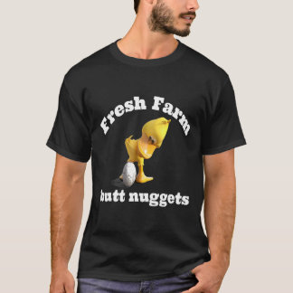 Söta roliga gårdsfräscha byxtryne kycklingankung t shirt