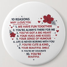 Söta romantiska tio skäl till kärlek du Valentine