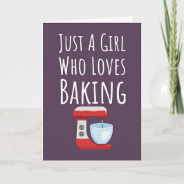 Söta Rosa Bakar Kort För Baby Flicka Barn Bakning