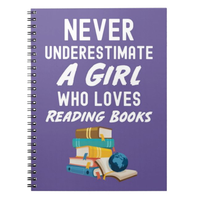 Söta rosa bokläsgeschenk för små flickor och barn anteckningsbok (Framsidan)