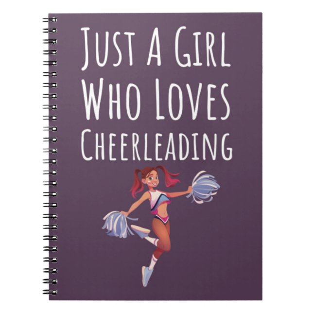 Söta Rosa Cheerleadinggavor till Småflickar Barn Anteckningsbok (Framsidan)