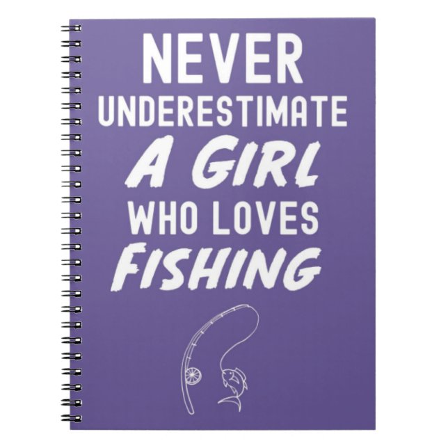 Söta Rosa Fiskegåvor För Små Flickor Barn Anteckningsbok (Framsidan)