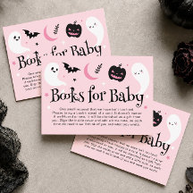 Söta rosa Halloween-böcker för bebisar till baby s