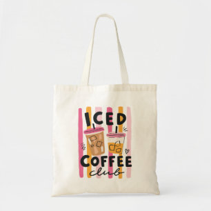 Söta Rosa Kaffekoppar Sommar Kaffedesign Tygkasse
