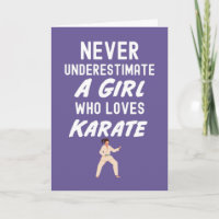 Söta rosa karate-kort för små flickor sport spelar