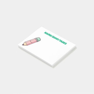 Söta Rosa Pennor Post-it Block