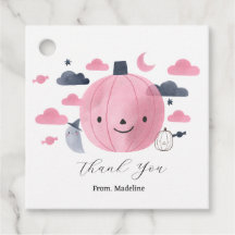 Söta rosa små pumpraljudsinbjudningar