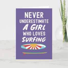 Söta Rosa Surfarkort För Barn Flickor Surfing Surf Kort
