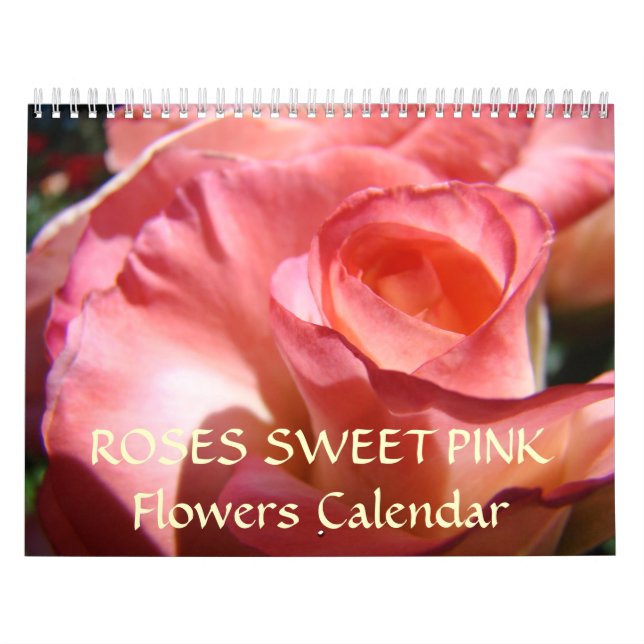 SÖTA ROSOR Kalender ROSA ROSOR BLOMMOR (Omslag)