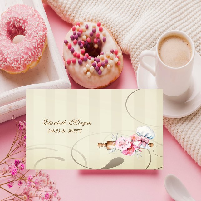 Söta Rullbröd Florbakery Visitkort (Skapare uppladdad)