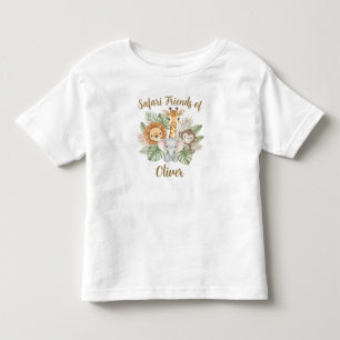 Söta Safari-Barn Djur T Shirt
