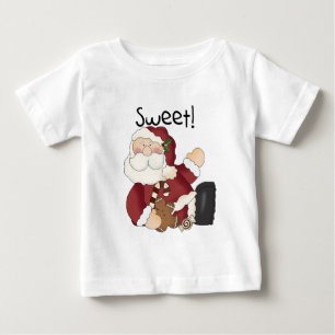 Söta Santa Helgdag Tshirts och presenter