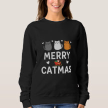 Söta Santa Katter Glädjelig Catmas Festlig Kitty J
