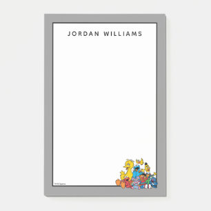 Söta Sesame Street Vänner Post-it Block