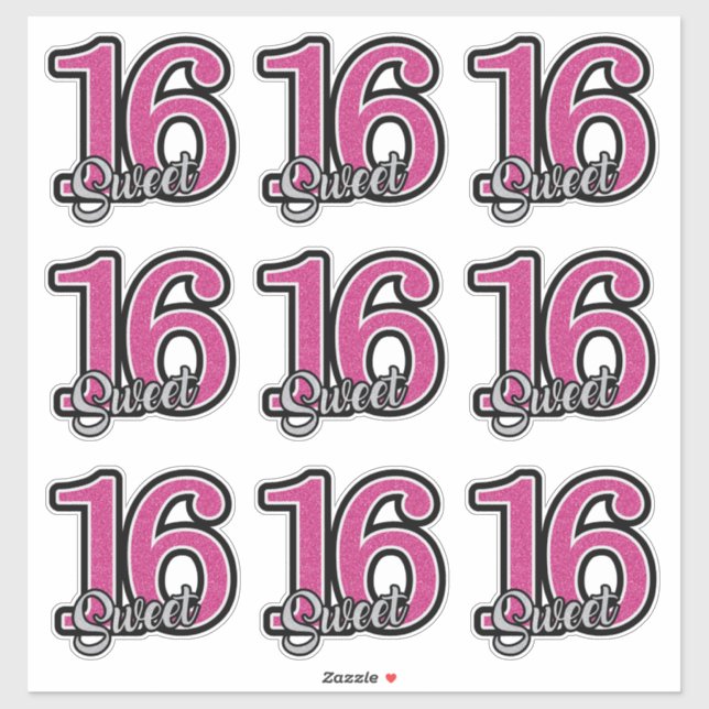 Söta Sexton Klistermärken (Ark)