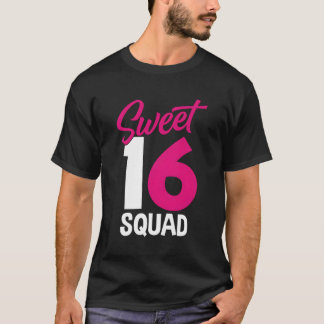 Söta sextonårsparametrar Föräldrar 16th Sweet 16 T Shirt