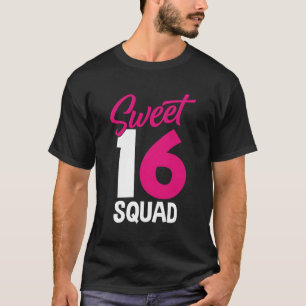 Söta sextonårsparametrar Föräldrar 16th Sweet 16 T Shirt
